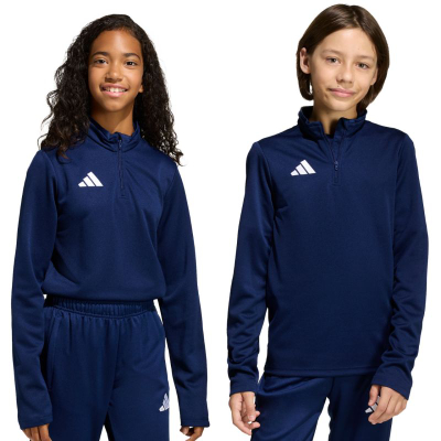 Детска тренинг блуза Adidas Entrada 26, рециклиран полиестер, технологија ClimaCool, црна
