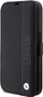 Futrollë BMW Booktype për iPhone 14 Pro Max, lëkurë eco, me xhepa kartash, e zezë
