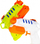 Pistoletë uji Mega Creative Water Gun, 24x17x4 cm, plastike, me shumë ngjyra