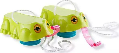 Lodër ecëse Playgo Sun &amp; Sea Frog Shoes, për fëmijë 3+, jeshile