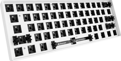 Tastierë Sharkoon SKILLER SGK50 S4 Barebone, 60%, RGB, e bardhë