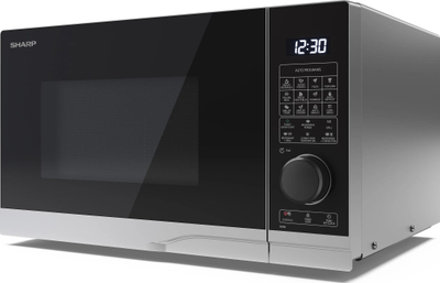 Furrë me mikrovalë Sharp YC-PC284AE-S, 28L, 900W, me grill, e zezë argjendi