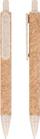 Stilolaps ballpoint SP037901, majë 0.7mm, trup me tapë të ricikluar, ngjyrë natyrale