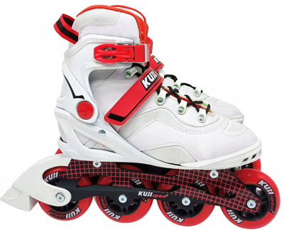 Patina inline Kubisport, nr. 42, rrota 80mm, e bardhë