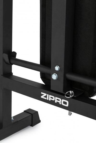 Stol i drejtë fitnesi Zipro Core, 230kg, 70 - 105 cm, i zi