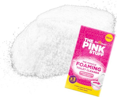 Pаста за чистење тоалет The Pink Stuff Stardrops, пенест чистач, 300 g, розова