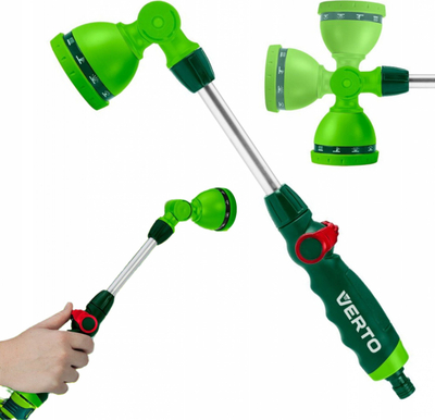 Shufër ujitje VERTO Spray Lance 10 Function 16, 40 cm, 10 mënyra spërkatje, jeshile