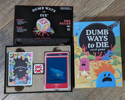 Lojë me letra Spin Master Dumb Ways to Die, 2‑5 lojtarë, mosha 12+