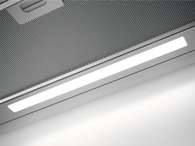 Kapak aspirimi i integruar AEG DPE5660M, LED, inox