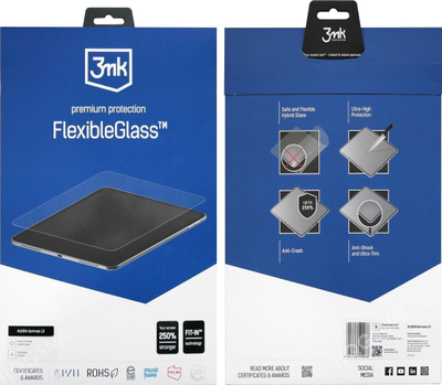 Mbrojtës ekrani 3mk FlexibleGlass për HUION Kamvas 13, xham i përzier, i tejdukshëm