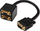 Kabllo Digitus splitter VGA, 0.2 m, e zezë