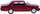 Maket makine Chevrolet Opala Diplomata Collectors 1992 ZA4111, shkallë 1:43, metal, burgundy