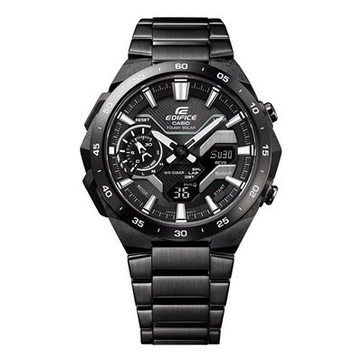 Orë dore për meshkuj Casio, e zezë