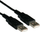 Kabllo Roline USB-A - USB-A, 1.8 m, e zezë