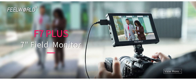 Monitor fushe Feelworld F7 Plus, 7", IPS, 4K HDMI, i zi
