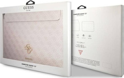 Çantë laptopi Guess Sleeve, 13", rozë