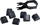 Set kapakësh tastiere ASUS ROG RX PBT, për ROG RX Switches, gjysmë transparent, i zi