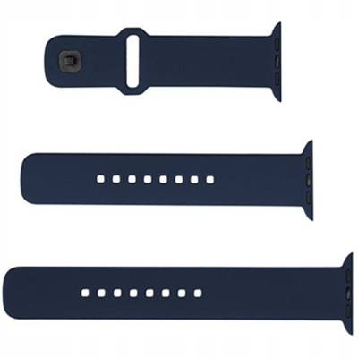Rrip silikoni FIXED Sports Band për Apple Watch 38/40/41mm, mbyllje me shina 22 mm, blu