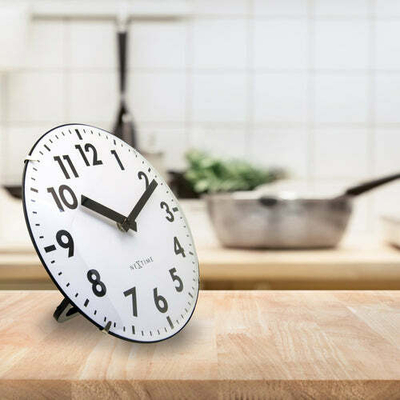 NeXtime Duomo Mini Ѕиден и Работен Часовник, 20 cm, Црн