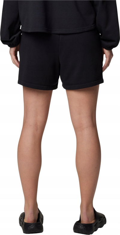 Shorta për femra Columbia Trek French Terry Wmns, pambuk poliester, me xhepa, të zeza