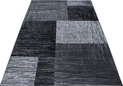 Tapet Decorino Verdis Shape, 120x170 cm, polipropilen, gri e errët