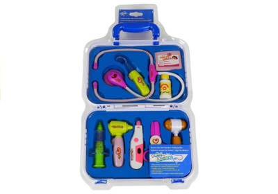 Set doktoreshe për lojë My Family Doctor, valixhe 25cm me aksesorë, bardh e kalltër