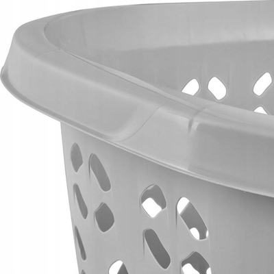 Shportë rrobash Keeeper Anton, 30.5L, formë e rehatshme, gri nordike