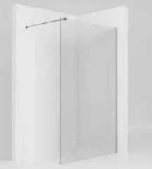 Panel dushi Aquaform Fuji Walk In, 110x200 cm, xham i kthjellët 8 mm, krom