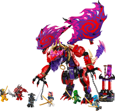 Set LEGO NINJAGO Thunderfang Dragon of Chaos, lojë ndërtimi, për fëmijë
