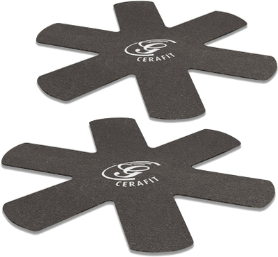 Set tiganësh Genius Cerafit Steel, 7 pjesë, me veshje qeramike, argjendtë