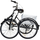 Biçikletë palosëse 3-KOOWY 24", 6 shpejtësi Shimano, e zezë