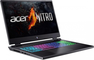 Laptop Acer Nitro 17, 17,3", AMD Ryzen 7 8845HS, 16GB RAM, 1TB SSD, NVIDIA GeForce RTX 4070