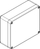 Kuti industriale sipërfaqësore Zamel 2723-00, 313x253x115mm, IP65, gri