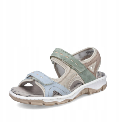 Sandale grash Rieker 68866, sportive, madhësia 39, multingjyrëshe