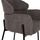 Stol mesatar Wolf 56x56x96Hcm (HM8584.01), gri/ zezë