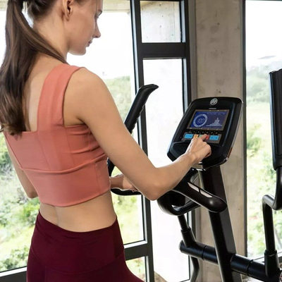 Orbitrek Horizon Fitness Andes 5.1 Viewfit, 20 nivele rezistence, ekran LCD, gri