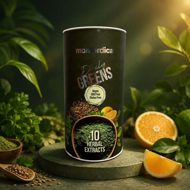 Momordica Daily Greens - Jetoje Jeten me stil të balansuar nga Bimët
