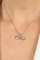 Aksesor për qafore Brilio Silver Infinity PT55W, i argjendtë