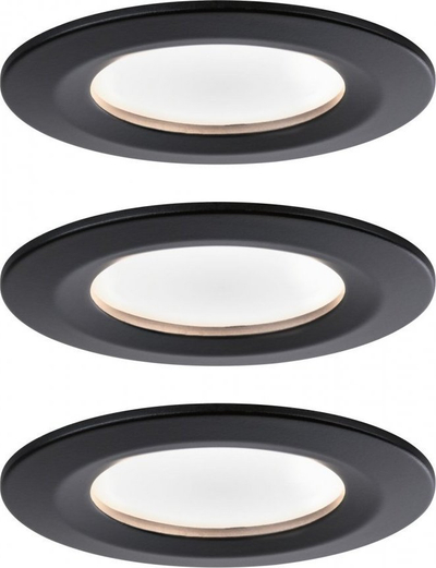 Set spot LED Paulmann Nova Coin, 3x6.5W, 2700K, i zi