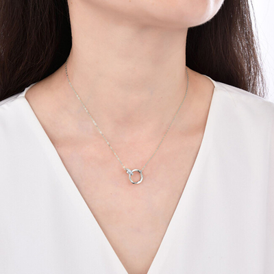 Qafore për femra Moiss Heart ETERNITY N0001039, e argjendtë