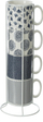 Set gotash qeramike Secret de Gourmet Japan, 4 copa, 260 ml, shumëngjyrëshe