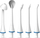 Set gryka zëvendësuese OSOM Oral Care OSOMORALWF8801KIT, për irrigator oral, 5 copë, i bardhë