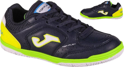 Atlete futbolli salle Joma Top Flex Jr 2433, lëkurë sintetike, për çuna, blu navy, nr 35.5