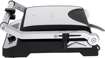 Grill elektrik Adler AD 3059, 3000W, pllaka Teflon jo-ngjitëse, i zi