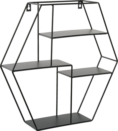 Raft muri TIGARD, metal, 4 kate, i zi
