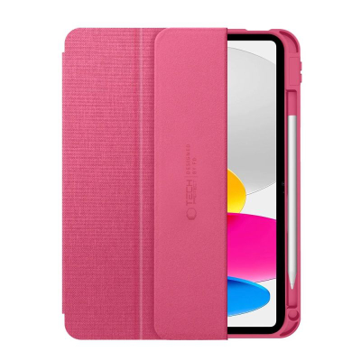 Futrollë tablet Tech-Protect SC Pen Canvas, për iPad 10.9" 2022 dhe 11" 2025, me mbajtëse Apple Pencil, magenta