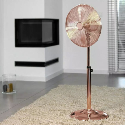Ventilator në këmbë Klausberg KB-7719, 40 cm, 50W, ari rozë