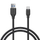 Kabllo Aukey, USB A / USB C, 1.2 m, e zezë