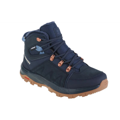 Планинарски чевли за жени Salomon Outchill TS CSWP W 473773, синтетички, амортизирачки ѓон, темно сина