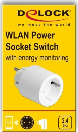 Prizë inteligjente Delock WLAN MQTT, monitorim energjie, e bardhë